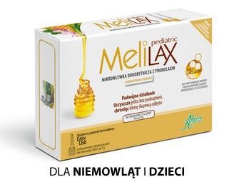 Aboca Melilax Pediatric, 6 mikrowlewek po 5g