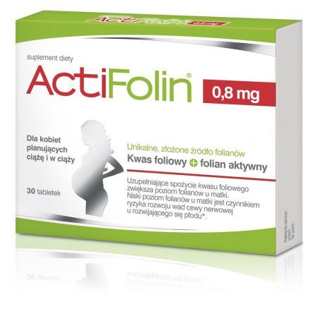 ActiFolin 0,8 mg 30 tabletek