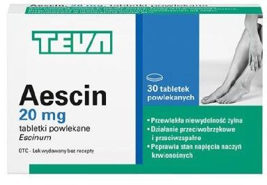 Aescin 20 mg, 30 tabletek