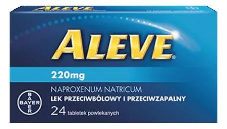 Aleve 220 mg, 24 tabletki powlekane