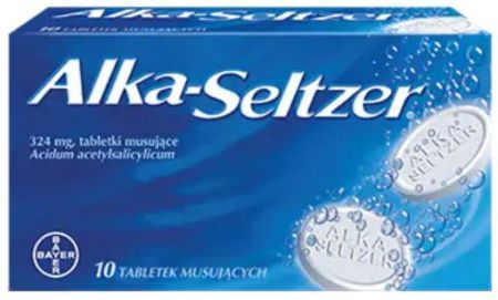 Alka-Seltzer 324 mg, 10 tabletek musujących