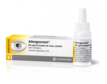 Allergocrom, 20 mg/ml, krople do oczu, 10 ml