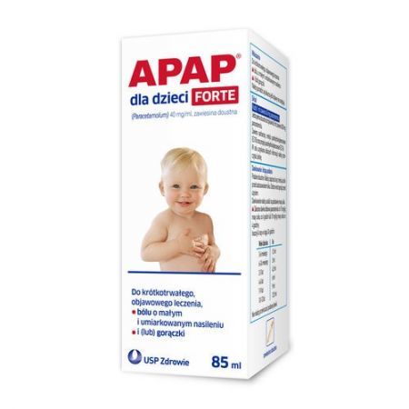 Apap dla dzieci Forte 40 mg/ml, zawiesina doustna, 85 ml