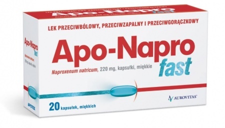 Apo-Napro Fast 220 mg, 20 kapsułek
