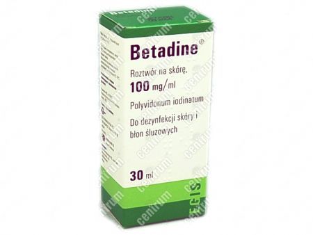 Betadine 3g/30ml do dezynfekcji skóry i błon śluzowych, płyn 30 ml