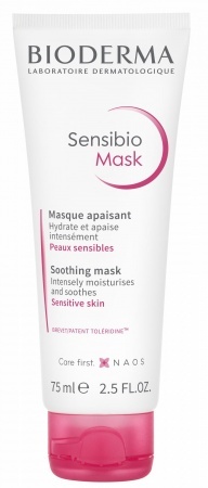 BIODERMA Sensibio Mask Maseczka o działaniu łagodząco-nawilżającym, 75 ml