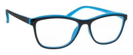 Brilo RE012-A (czarno-niebieskie) +2.00 FLEX okulary korekcyjne, 1 sztuka + ETUI