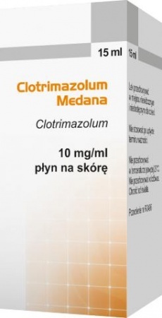 Clotrimazolum 1% płyn 15 ml