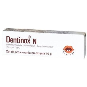 Dentinox N Gel, żel do stosowania na dziąsła, 10 g (import)