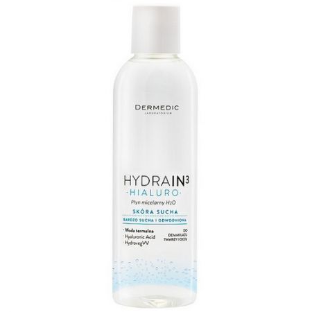 DERMEDIC HYDRAIN 3 HIALURO Płyn micelarny, 200 ml