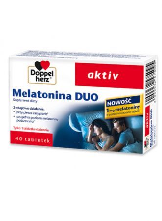 Doppelherz aktiv Melatonina DUO, 40 tabletek