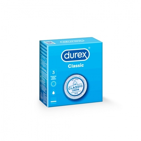 Durex Classic Prezerwatywy, 3 sztuki