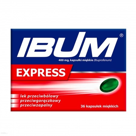 Ibum Express 400 mg, 36 kapsułek