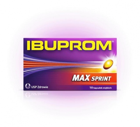 Ibuprom MAX Sprint 400 mg, 10 kapsułek miękkich