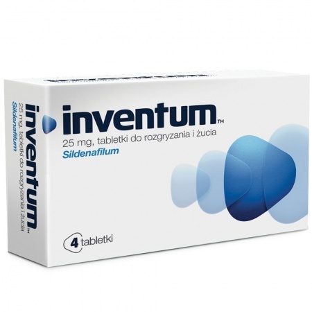 Inventum 25 mg, 4 tabletki do rozgryzania i żucia