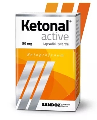Ketonal Active 50 mg, 10 kapsułek