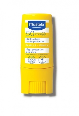 Mustela SUN Sztyft Przeciwsłoneczny SPF50+, 9 ml