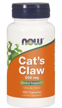 NOW Cat’s Claw 500 mg, (Koci pazur) 100 kapsułek