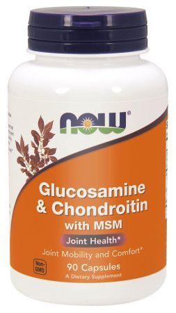 NOW Glucosamine & Chondroitin & MSM, 90 kapsułek