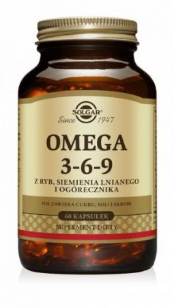 SOLGAR Omega 3-6-9, 60 kapsułek