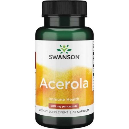 Swanson Acerola 500 mg, 60 kapsułek