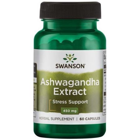 Swanson Ashwagandha ekstrakt, 60 kapsułek