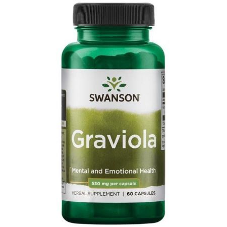 Swanson Graviola 530 mg, 60 kapsułek