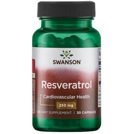 Swanson Resveratrol 250 mg, 30 kapsułek