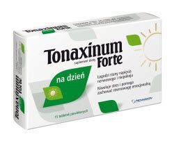 Tonaxinum Forte na dzień tabletki powlekane, 15 sztuk